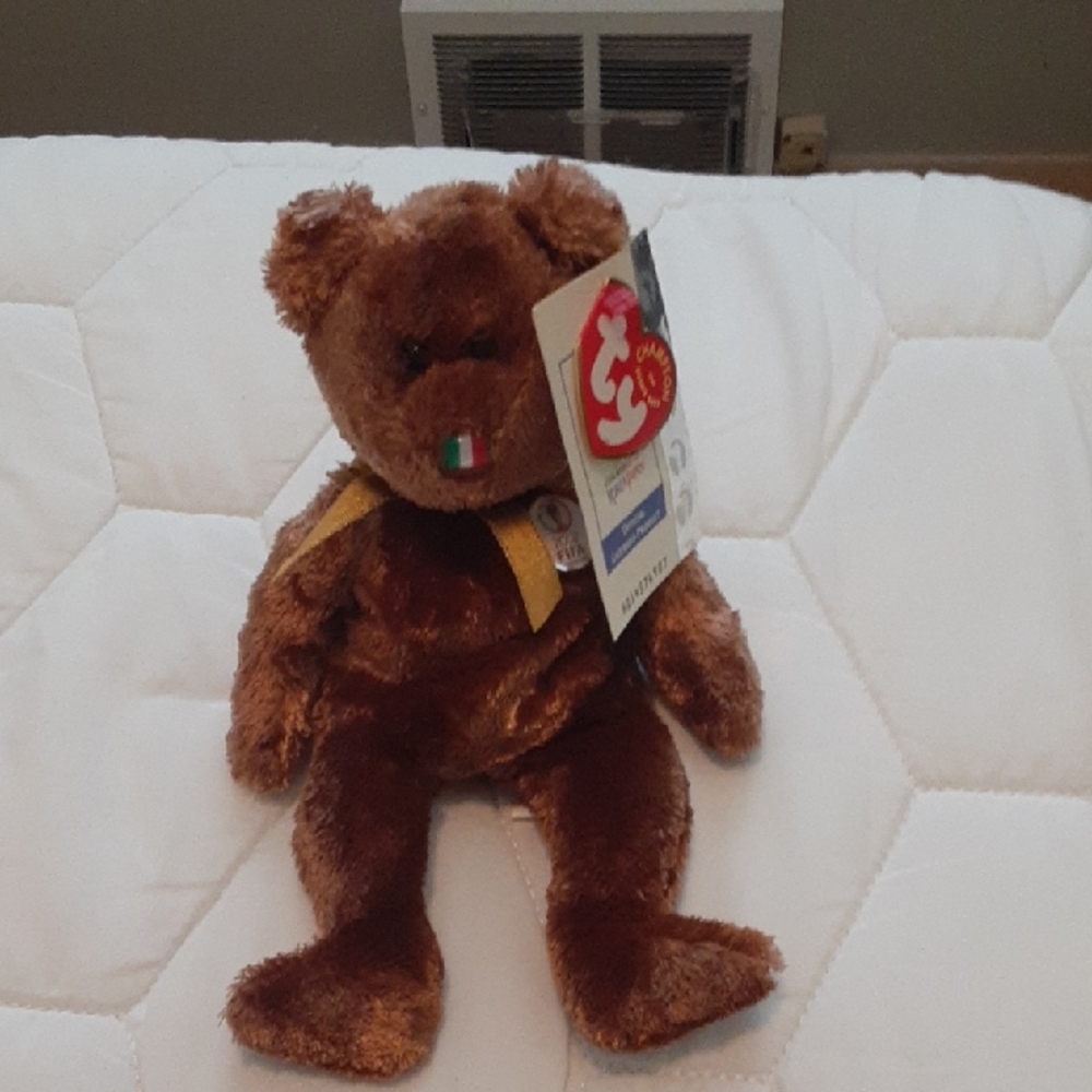 Euc! ⚽️ FIFA 2002,  Ty Beanie Baby 🇮🇹 ⚽️